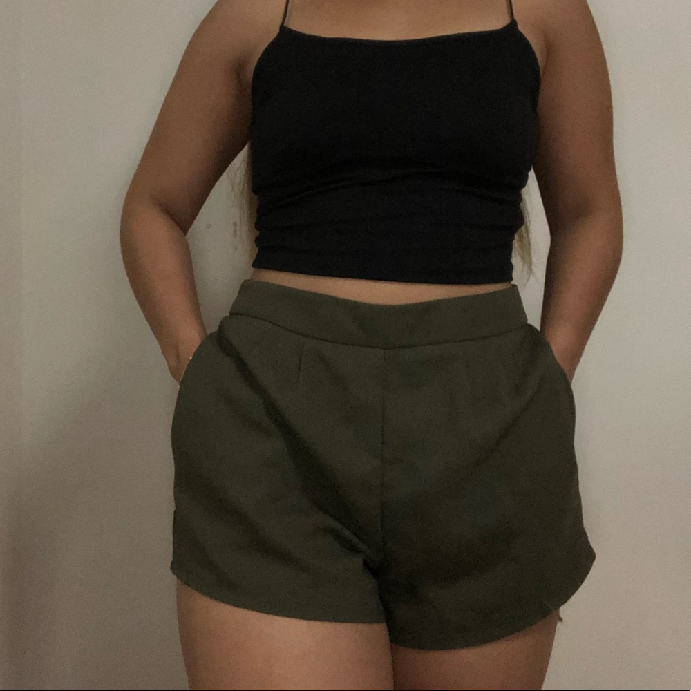 Olive Green Shorts